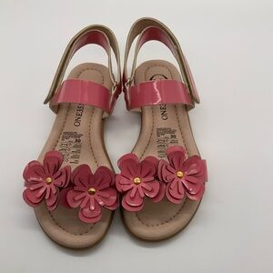 ONE35 Ankle Strap Sandals, S. Toronja, Vegan Leather. Various Size